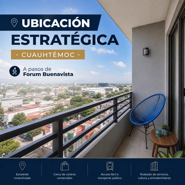 Residencial · CDMX: El entorno y la conectividad como eje del mensaje publicitario.