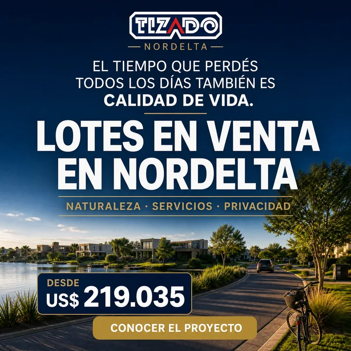 Tizado · Nordelta: Una propuesta centrada en naturaleza, servicios y calidad de vida.